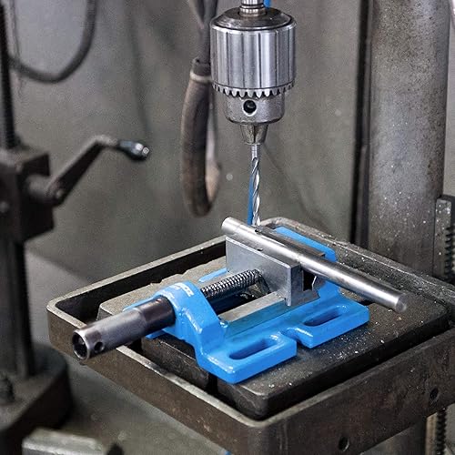 Miniatura 6 de Groz 35122 Tornillo de prensa de taladro Uni-Grip de 5 pulgadas, recubierto de polvo