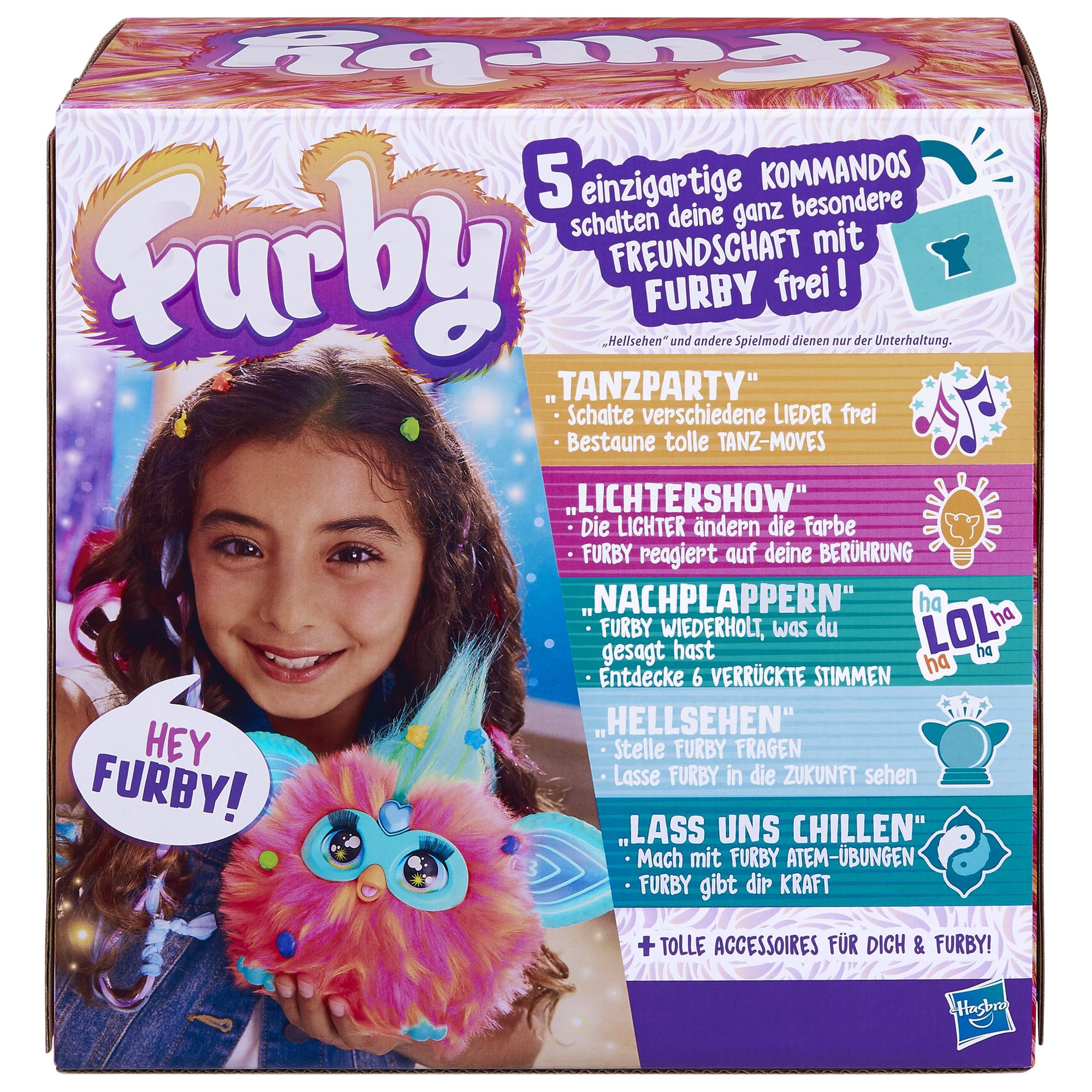 Hasbro Furby Zabawka interaktywna (pomarańczowa) - wersja niemiecka