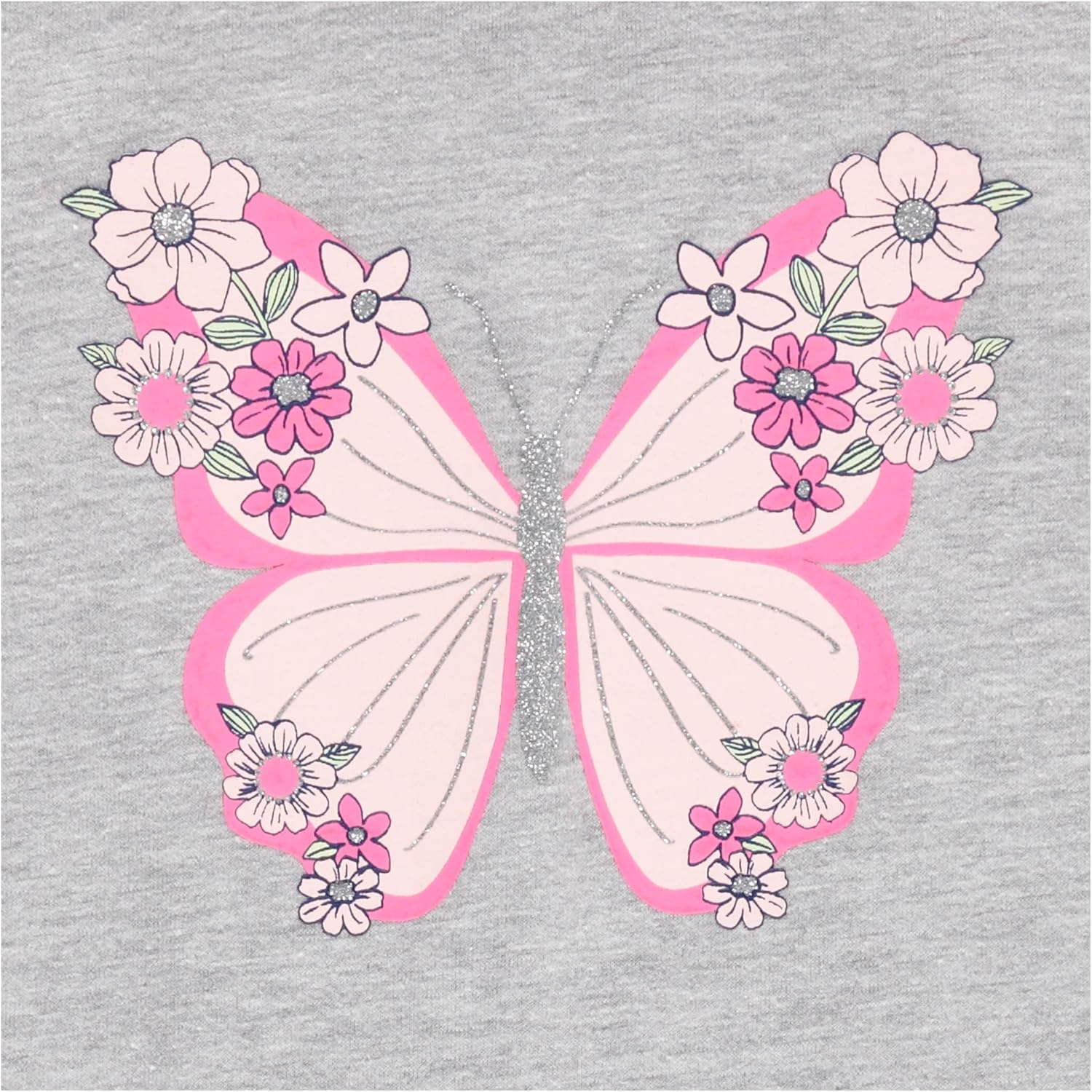 BTween Girls 4 Piece Tops Fashionable Short Sleeve T-Shirt Casual Daily Shirt for Kids Assorted Colors