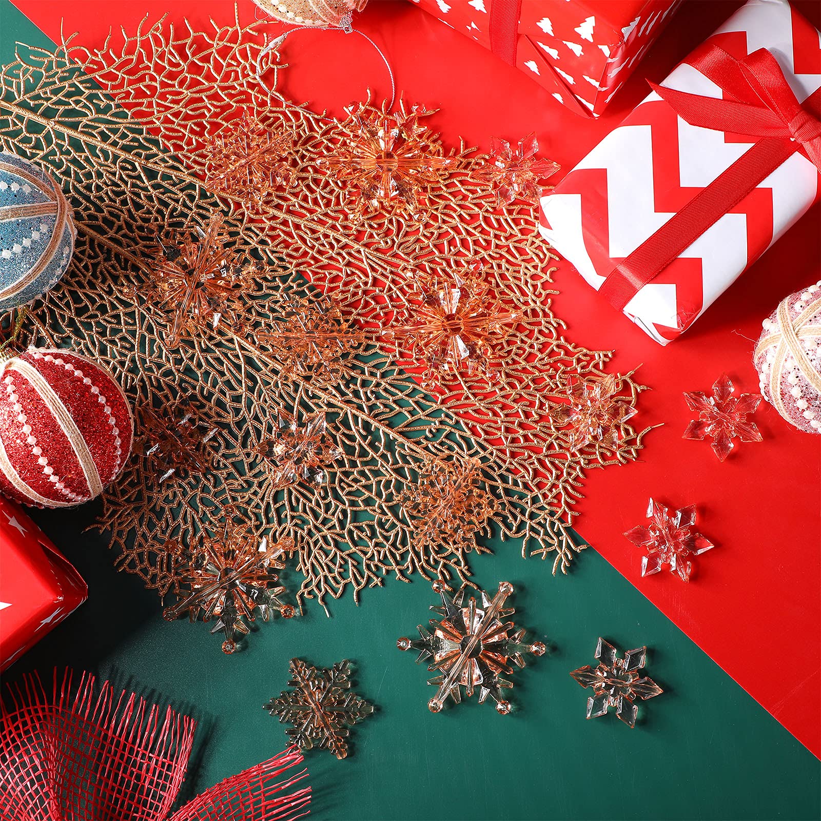 4 Schneeflocken-Dekorationen Zum Aufhängen – Je 45,7 Cm – Perfekt Für Winter-Partys & Weihnachtsdeko
