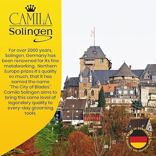 Miniatura 7 de Camila Solingen CS13 Cortaúñas de punta grande y resistente para uñas gruesas manicura y pedicura resorte de doble barril Recortadora superafilada