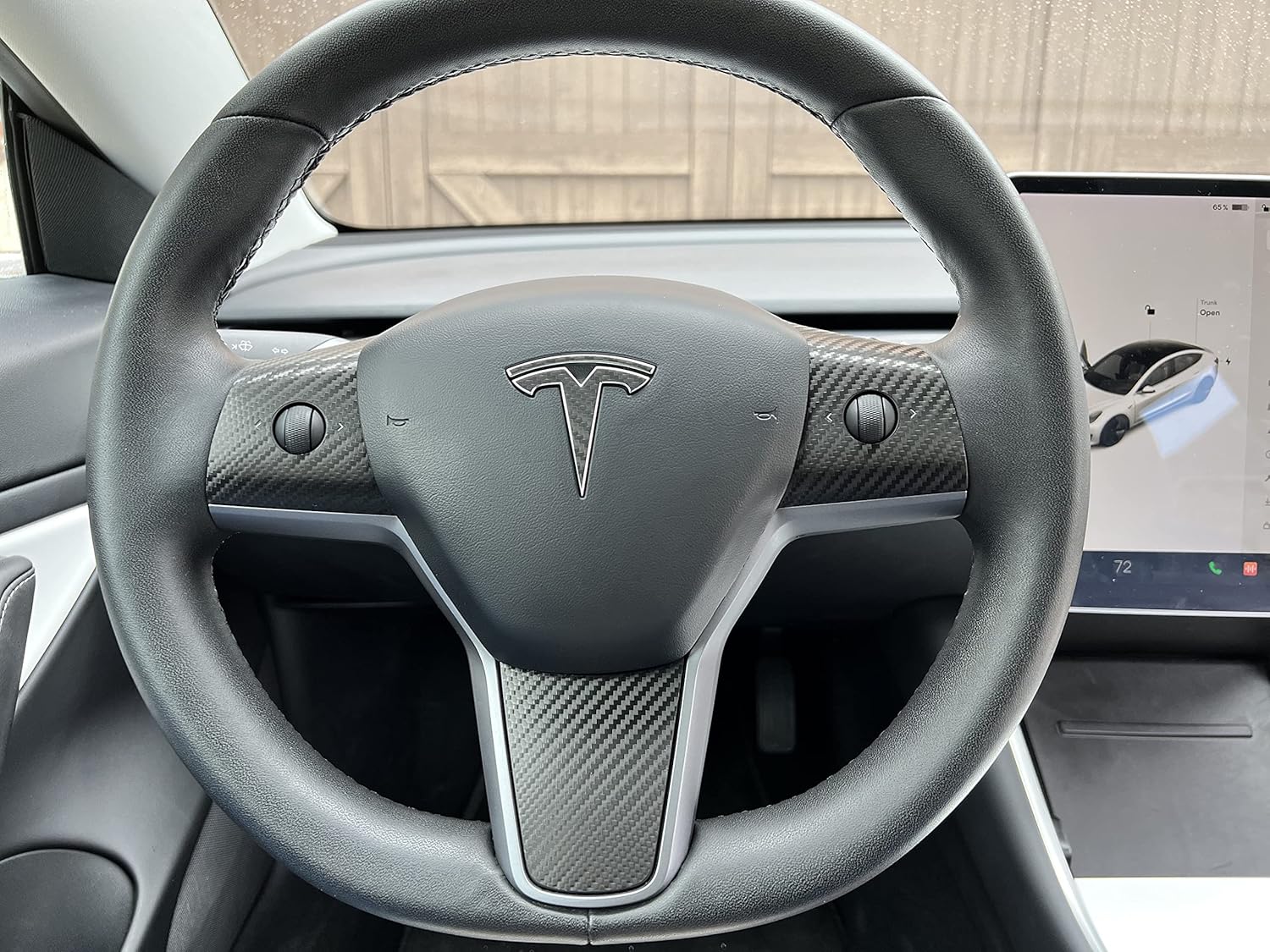Buy PSAA Garage Tesla Model 3 / Model Y Steering Wheel Vinyl Wrap