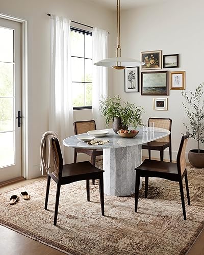 Loloi Sorrento Collection SOR-03 - Alfombra de pasillo MochaMulticolor de 2 pies y 7 pulgadas x 8 pies