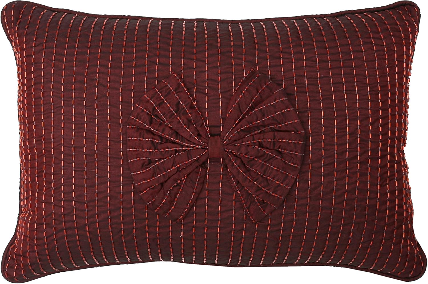 Thro by Marlo Lorenz 6195 Fara Bow Pillow, 13 by 19Inch