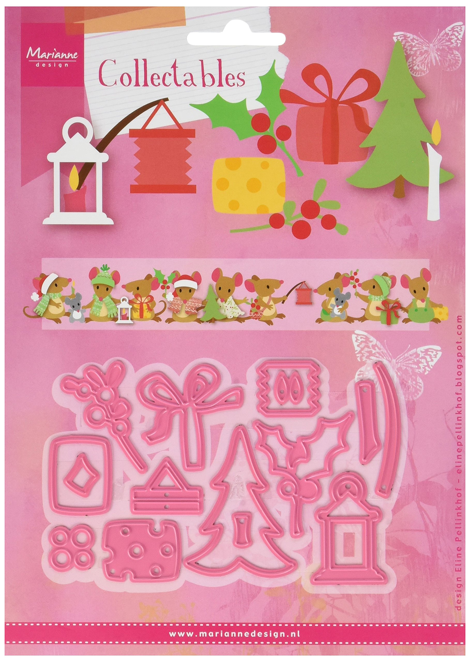 Marianne Design Cutting Dies - Eline's Christmas Decorations COL1439