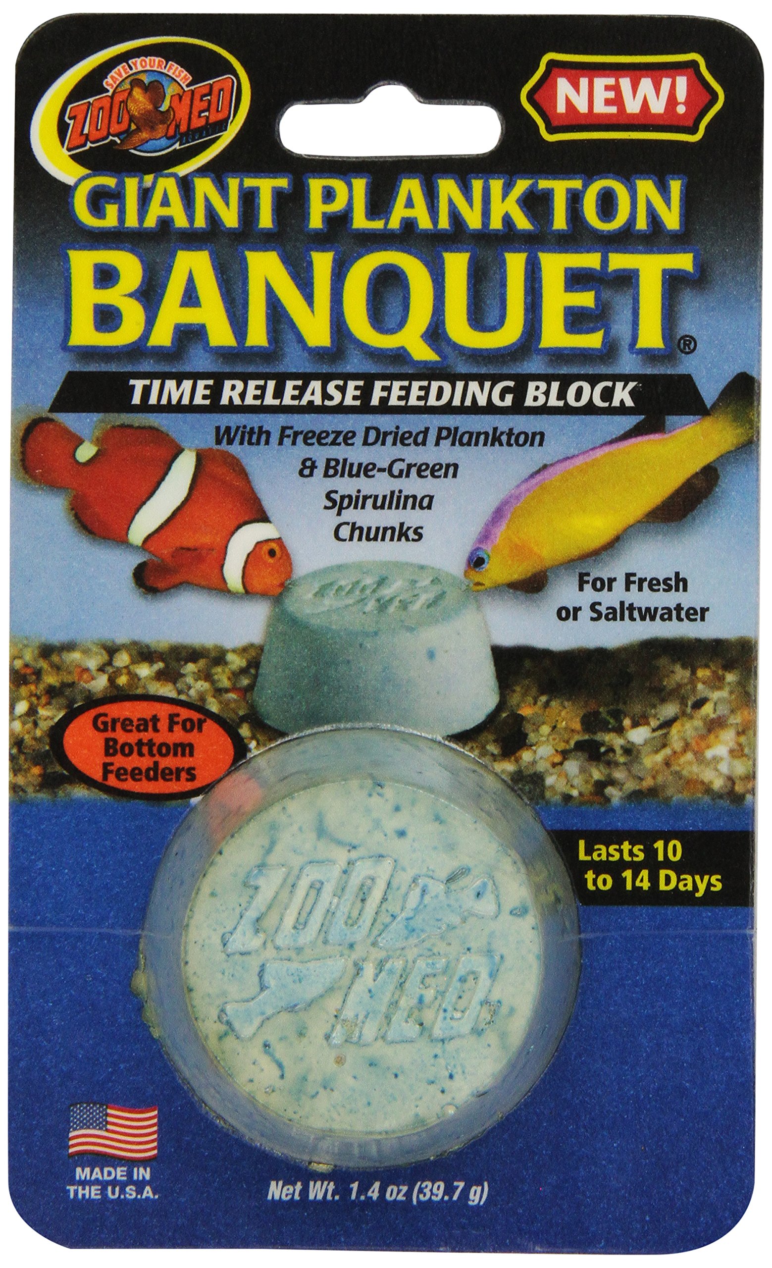Zoo Med Laboratories AZMBB6 Plankton Banquet Block Feeder Giant, 1 Count (Pack of 1)