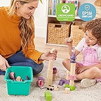 Vista 7 de ECR4Kids Contenedor de Almacenamiento con Frente Cóncavo, Organización Multipropósito, Esmeralda, 5 Piezas