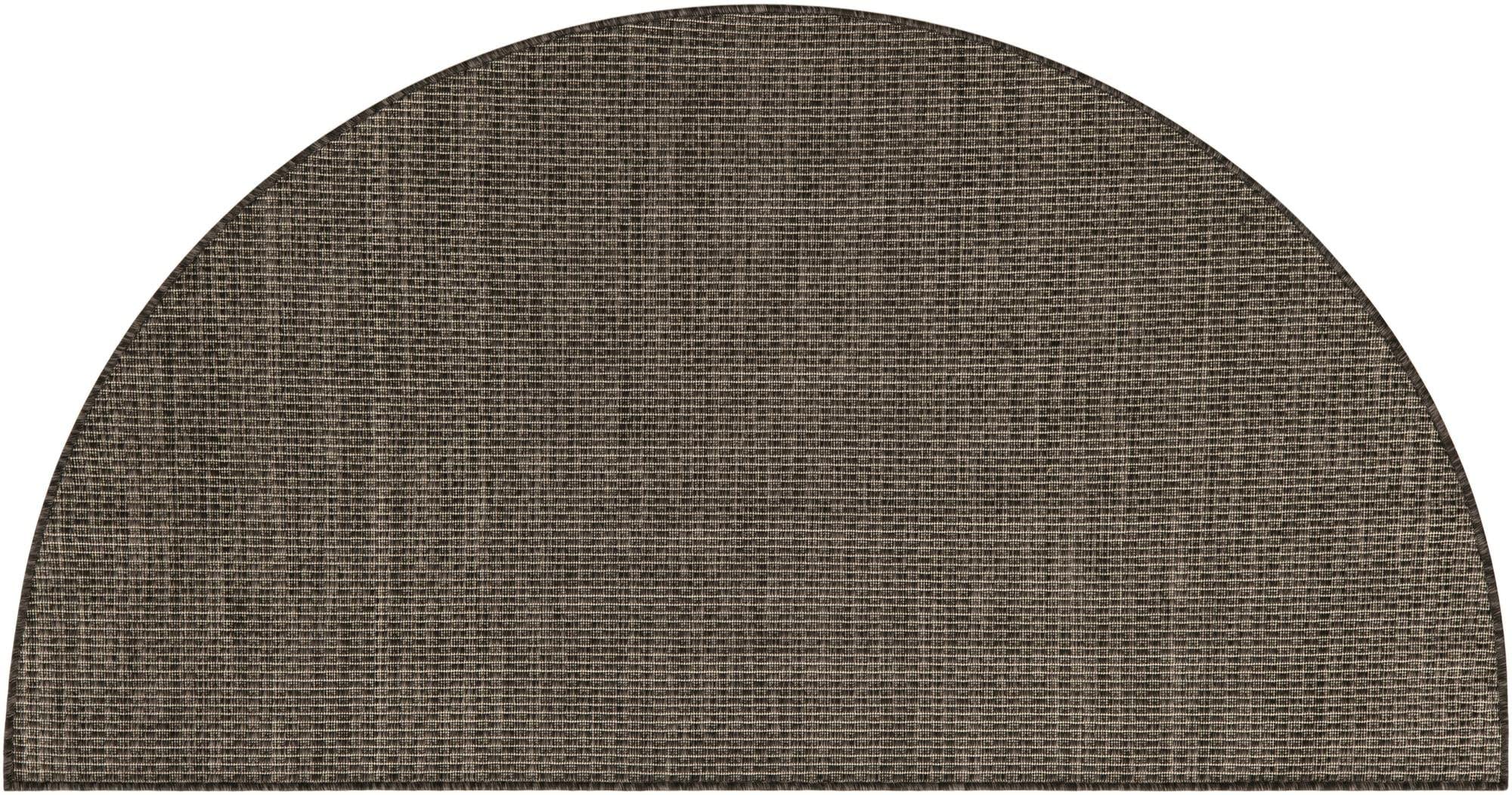 Unique Loom Collection Casual Transitional Solid Heathered Indoor/Outdoor Flatweave