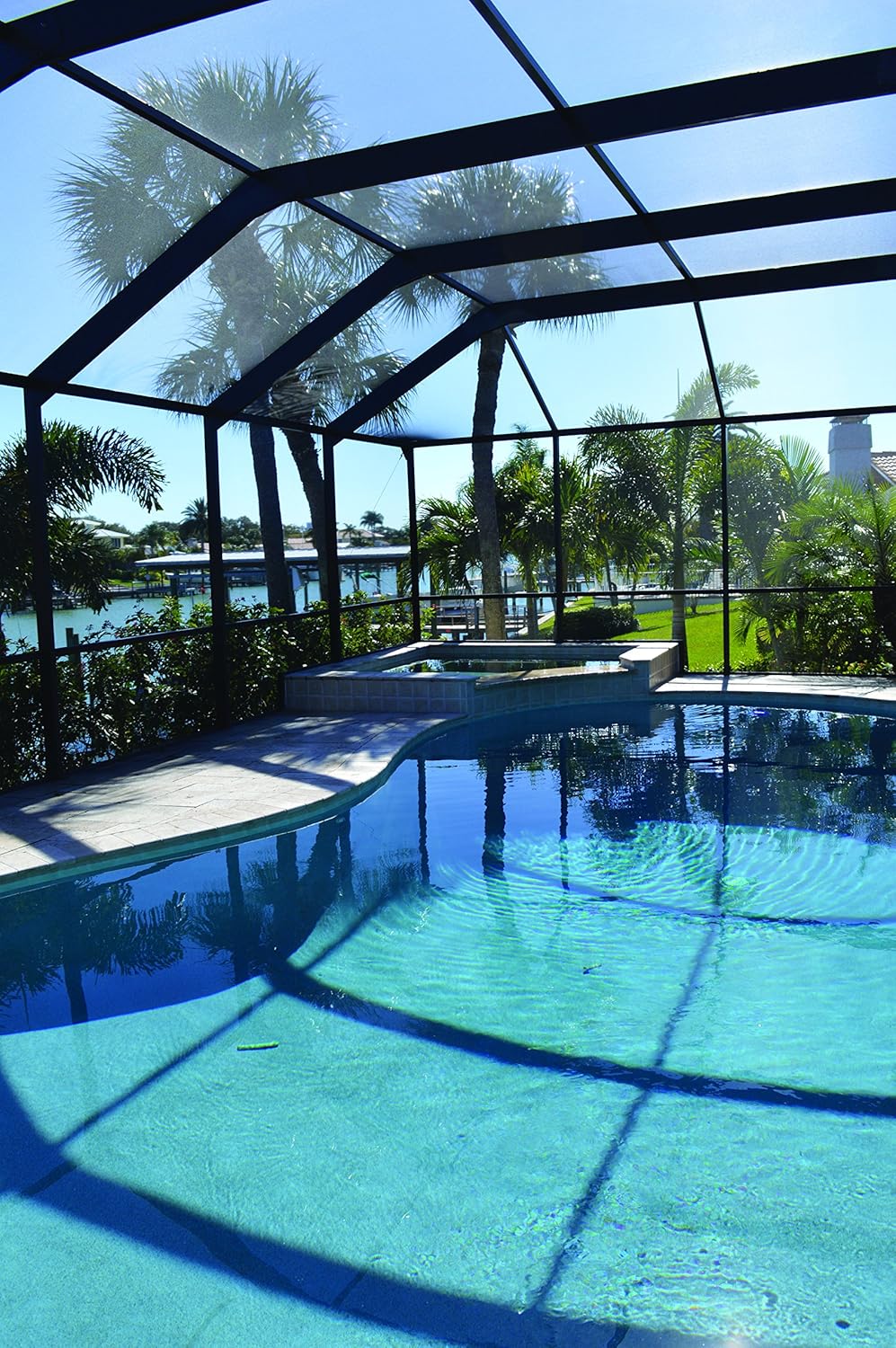 Saint-Gobain ADFORS Pool & Patio Premium P4 Screen, 72 inches x 100 feet - Charcoal