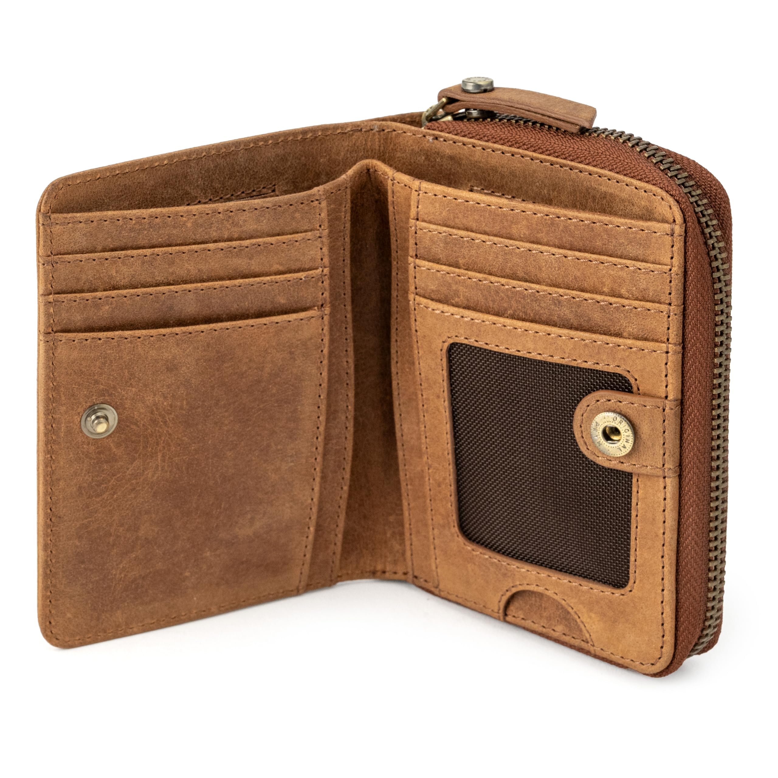 BERLINER BAGS Sally - Cartera pequeña de piel suave para mujer, caja de