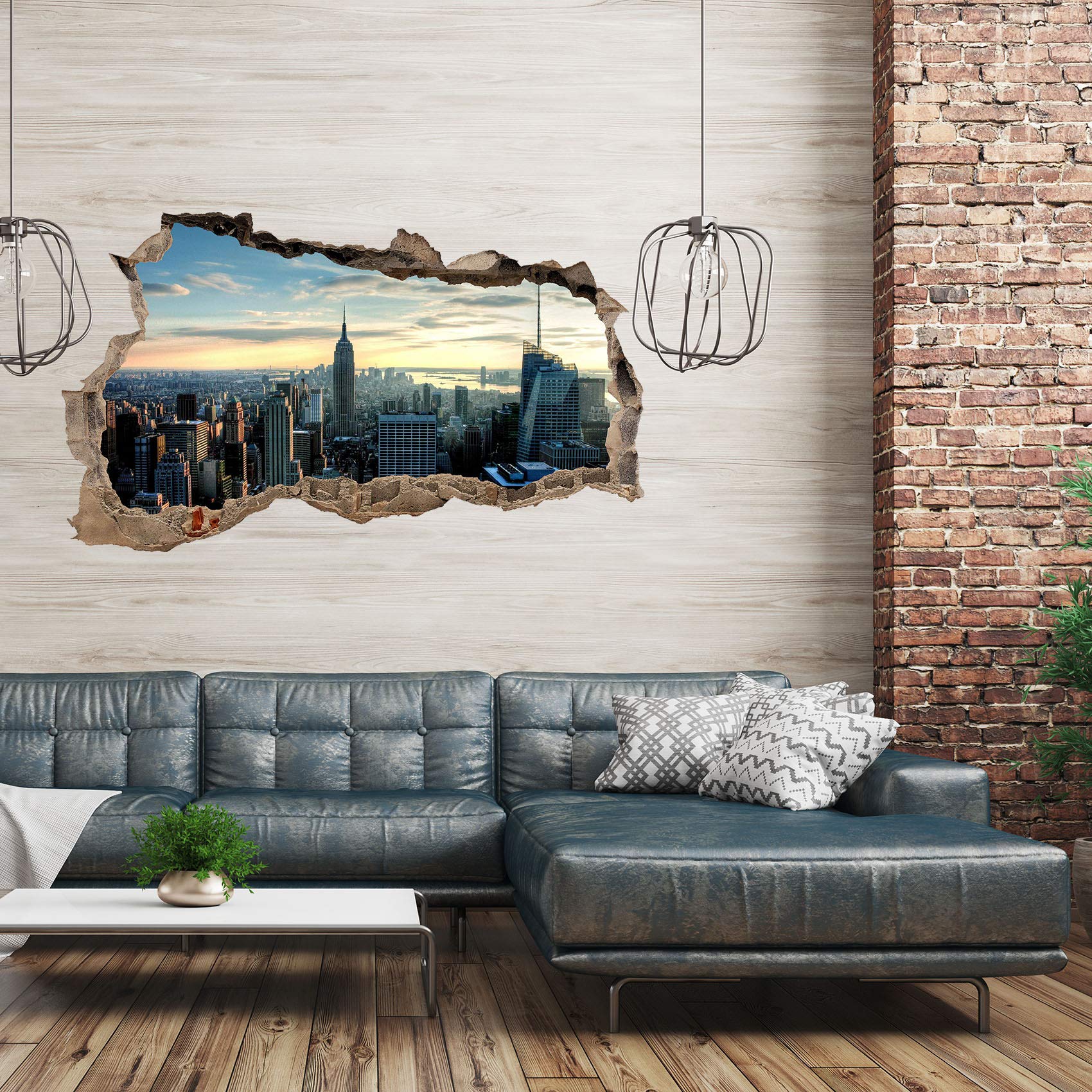 ufengke Bouwstenen muurstickers plint muurstickers kunst decor voor kinderen slaapkamer woonkamer kinderkamer