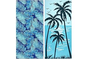 Oversized Microfiber Beach Towel 2 Pack