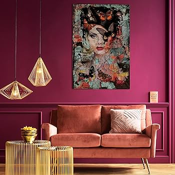 絵画 ガラス額付き 掛絵 カラス絵画 油絵 カラスの壁装飾 アートワーク鳥の絵 ギフト