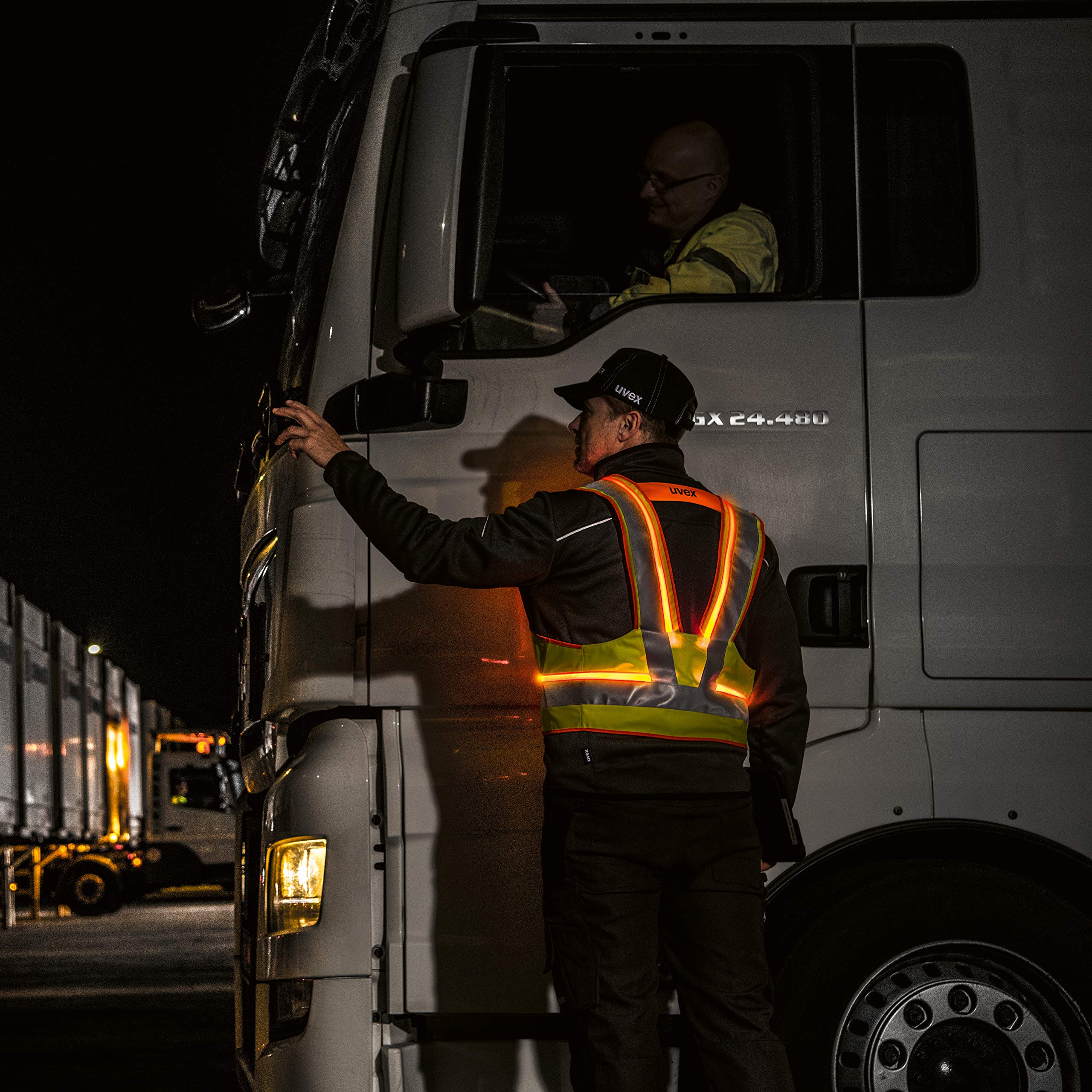 Uvex 1725510 - Gilet di sicurezza ad alta visibilità