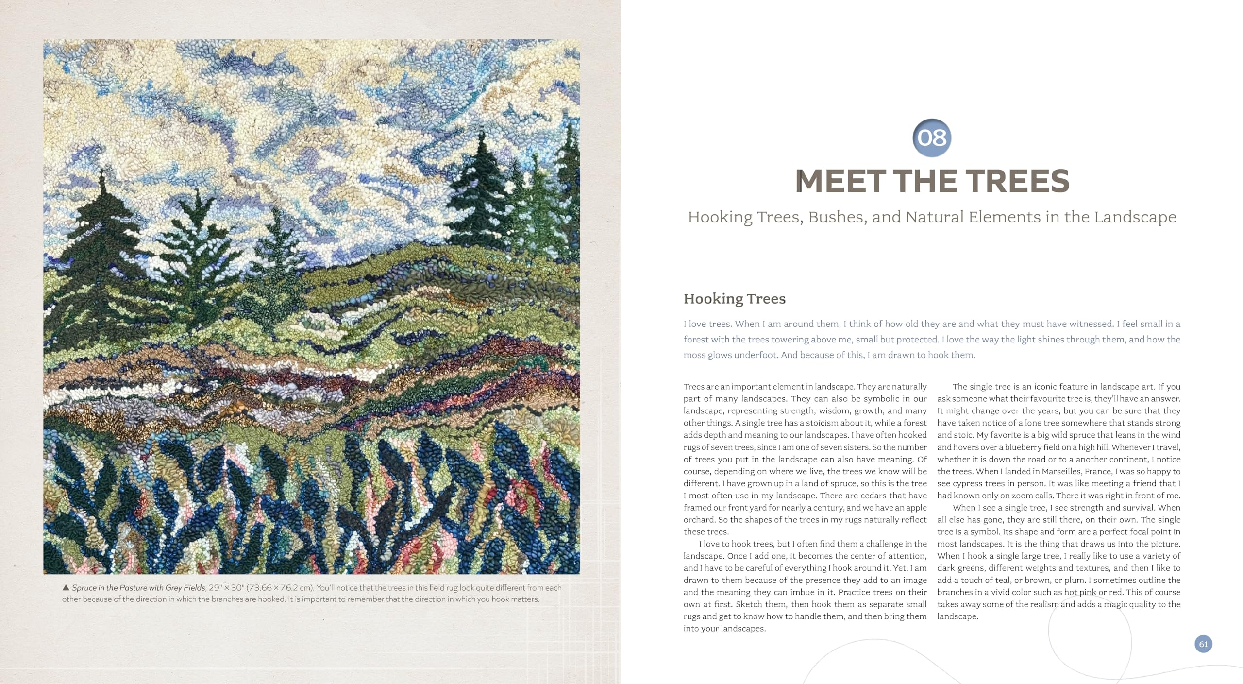 Landscape Rug Hooking: A Painterly Approach to Creating the Landscapes You Love