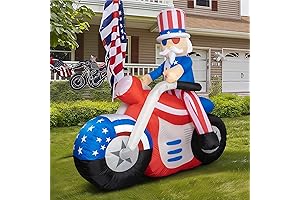 Dazzle Bright 4th of July Memorial Day Inflatable Decorations