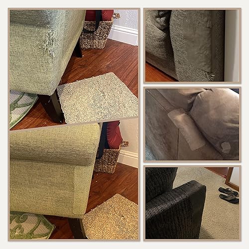 Miniatura 6 de Parche de reparación de terciopelo, parche de reparación de tela de sofá de 8 x 11 pulgadas, parche de tela de terciopelo autoadhesivo para sofá,