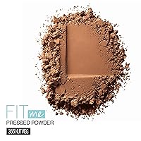 Vista 92 de MAYBELLINE Fit Me - Polvo fijador y polvo de maquillaje facial prensado que minimiza los poros y es mate, color marfil clásico, 1 unidad