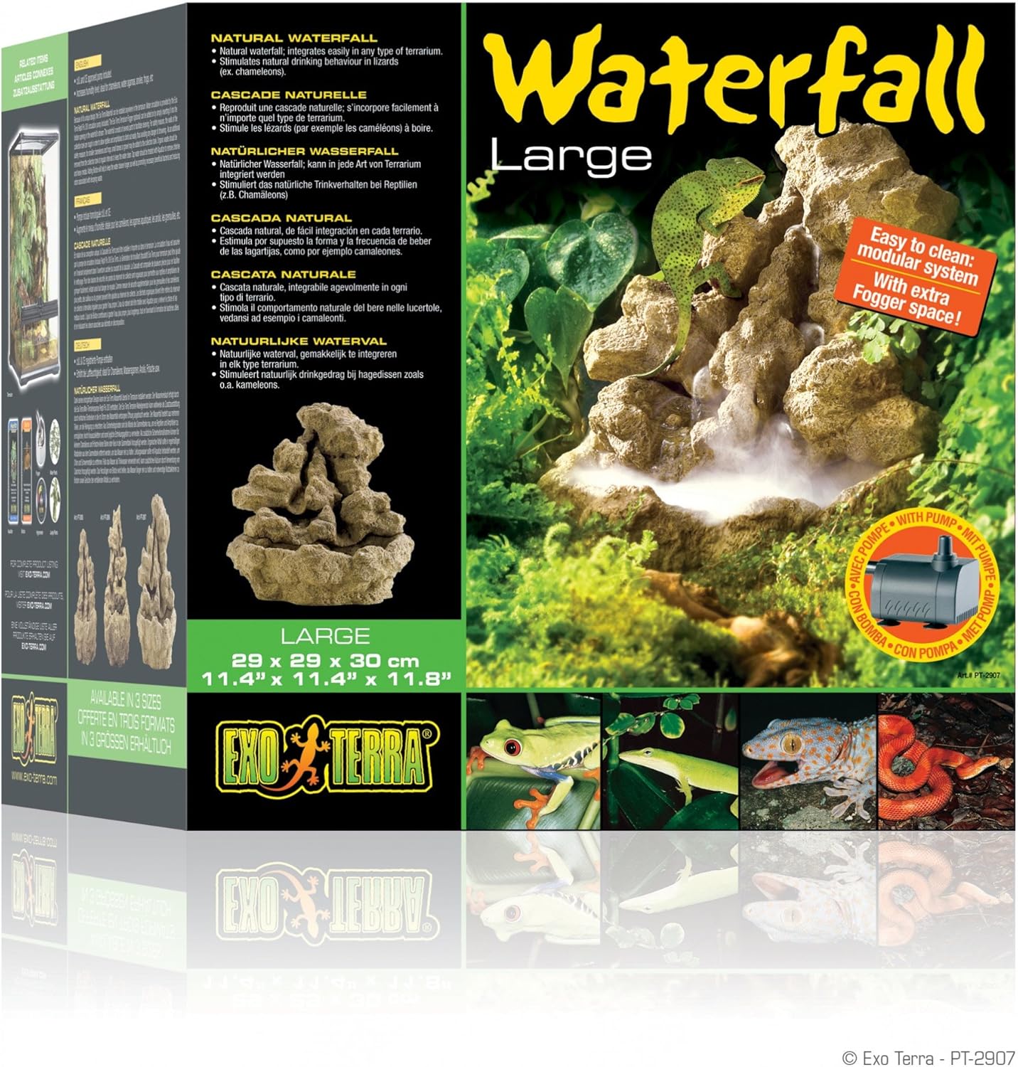Exo Terra PT2907 Wasserfall groß inklusiv Pumpe Amazon.de Haustier