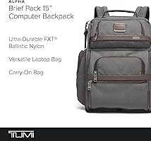 Amazon.com: TUMI - Alpha Brief Pack - Men's Laptop Backpack with