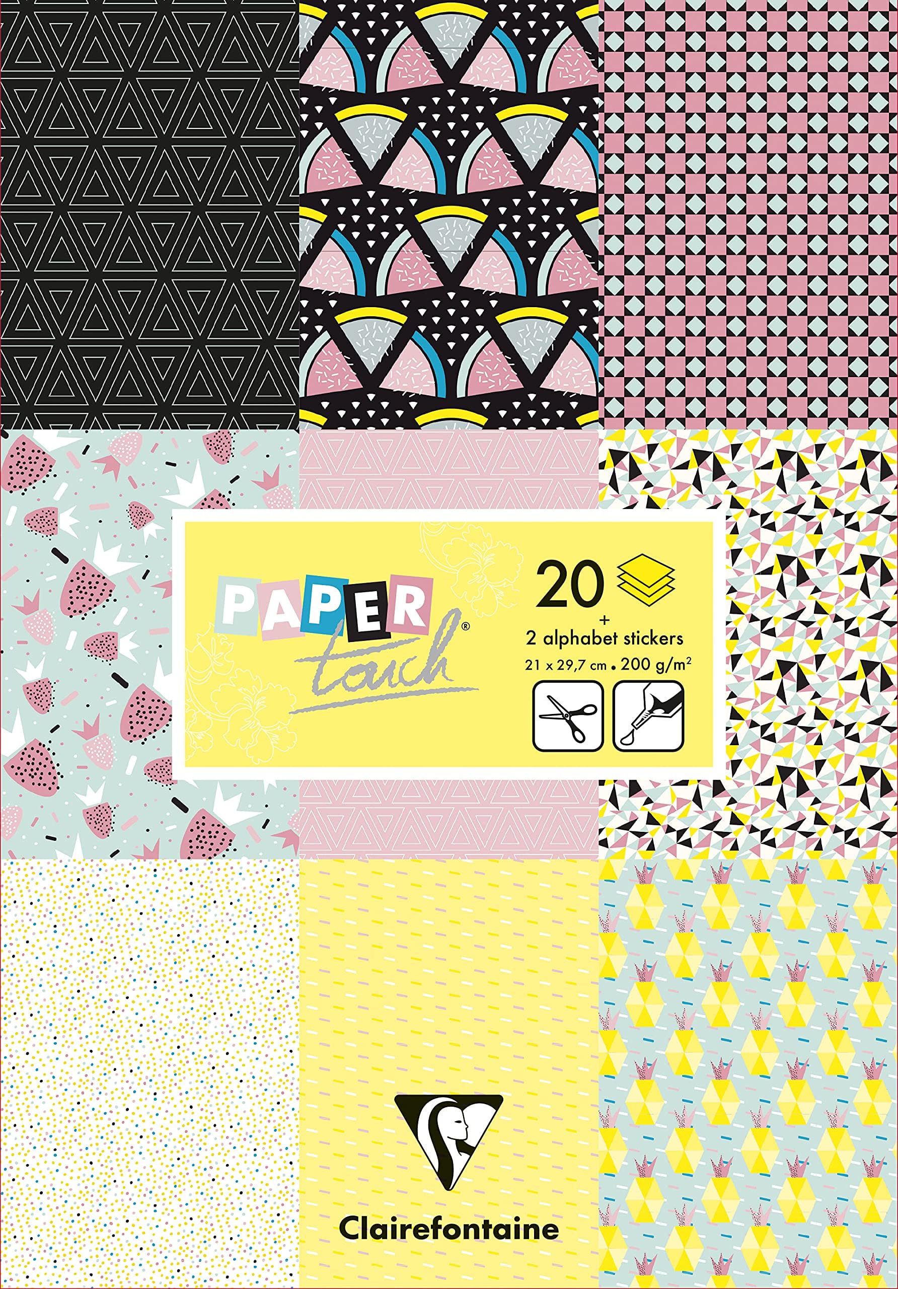 Lot De 25 Feuilles Papier Cartonné Super Épais Clairefontaine A4 400g/m² - Blanc Idéal Pour Cartes Et Créations