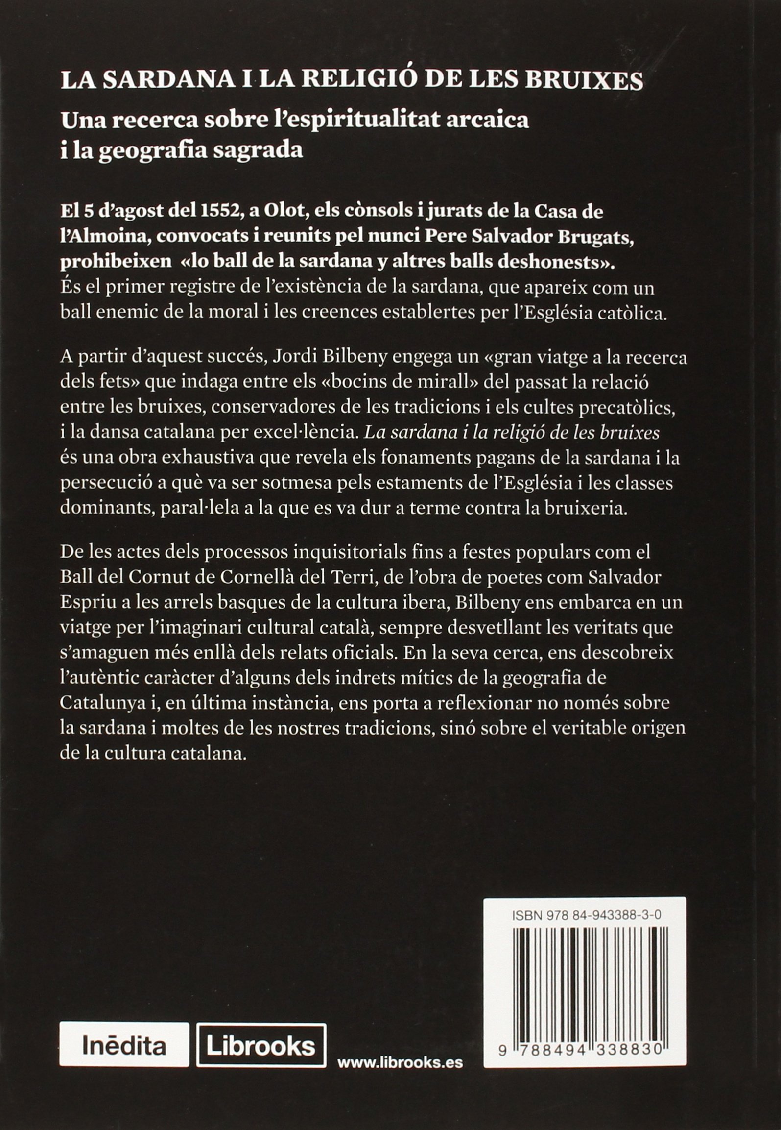 La Sardana i la Religió de les Bruixes, Colección Inedita (Catalán)