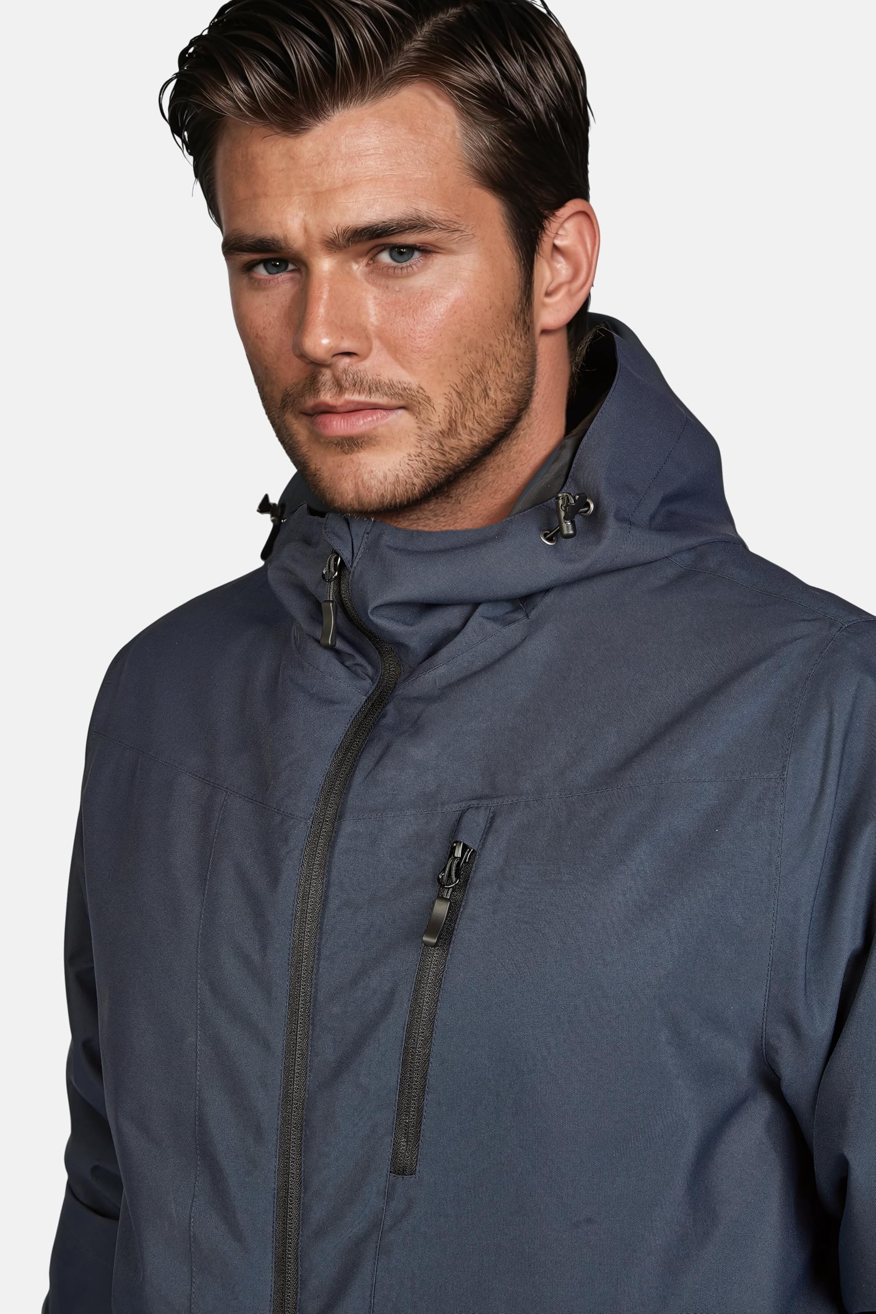 Weichers Skianzug Gr.M-XXL Herren Skijacke Skihose Schneeanzug Pants mit Kapuze Winddicht Wasserdicht Skifahren Schnee