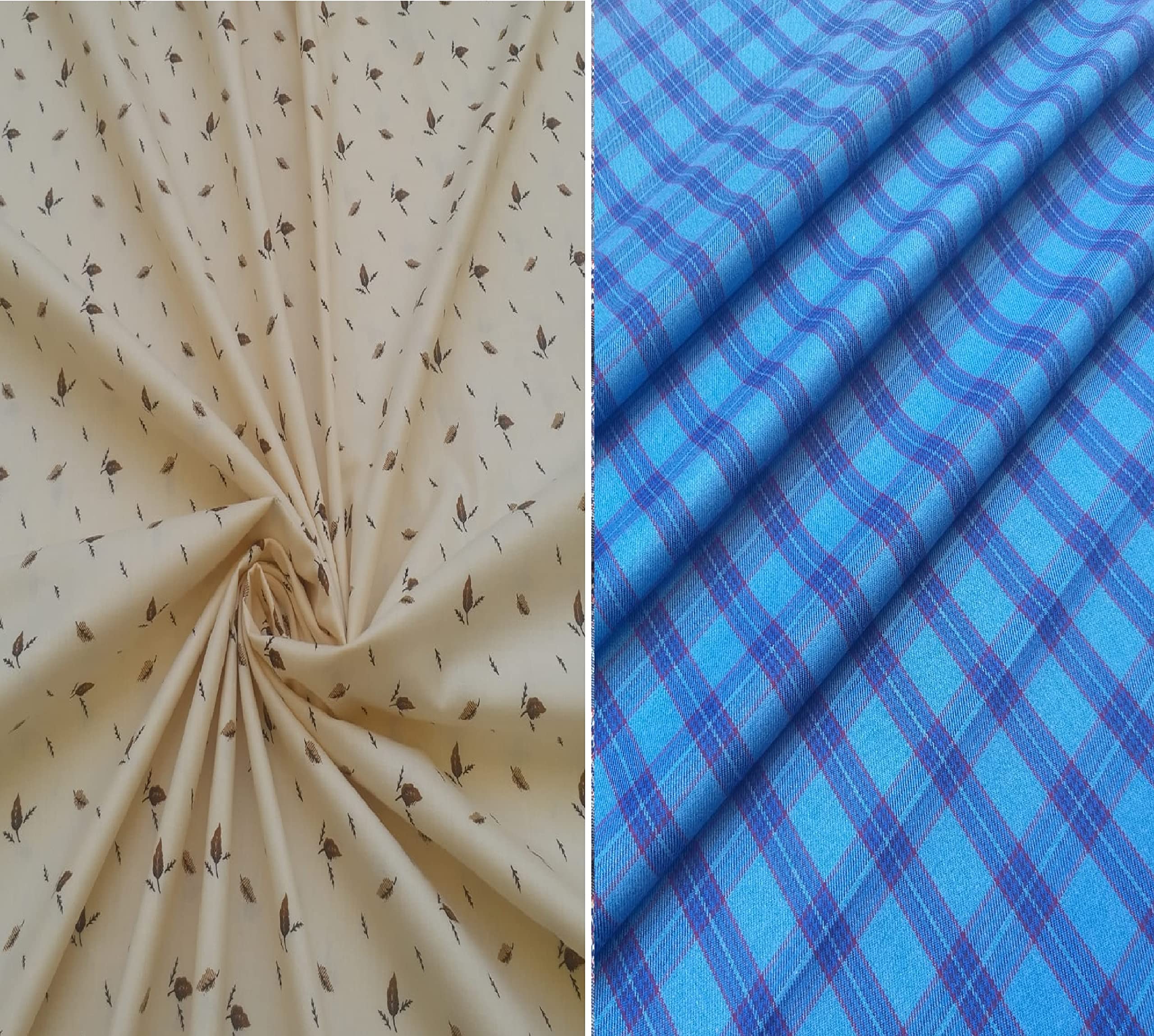 Pri & Su CottLinns Combo of Cotton Floral Shirt 500056 & Trouser 90098-image-8