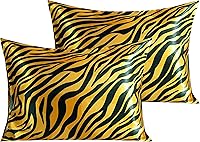 Vista 93 de NTBAY - Fundas de almohada de satén para cabello y piel, fundas de almohada sedosas de lujo con cierre de sobre.