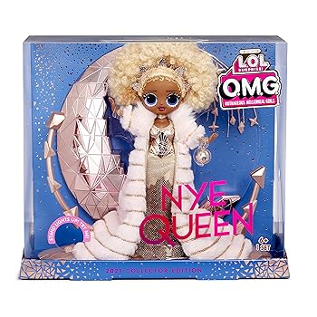 L.O.L Surprise Holiday OMG Collector Doll-NYE Queen-with Gold Fashions