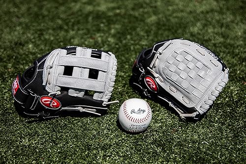 Miniatura 10 de Rawlings Guante de béisbol y sóftbol Sure Catch Modelos de T-Ball, para jóvenes y adultos recreativos Múltiples tallas y estilos