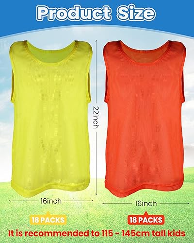 Miniatura 2 de 36 unidades de centavos para deportes juveniles de práctica de fútbol para adultos, baloncesto, fútbol, hockey, pinnies para niños