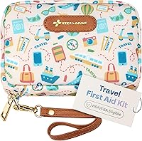 Vista 10 de KeepGoing - Kit de primeros auxilios de viaje para automóvil, hogar, senderismo, campamento y emergencias al aire libre, botiquín de primeros
