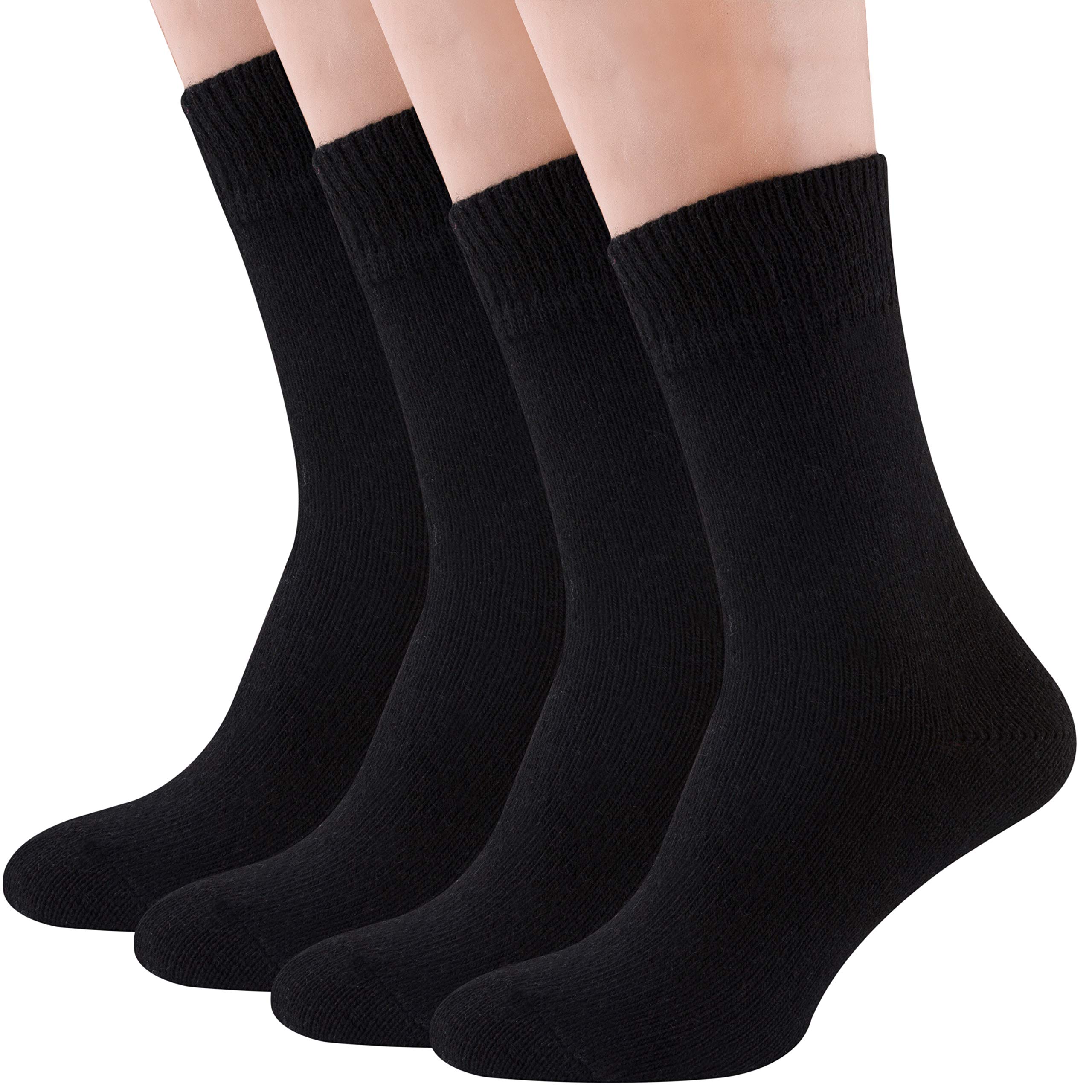 AIR SOCKSAir Wool Socks, 2 packs Merino Wool Organic Cotton Rich Mens Black Dress Socks ( Black XL )