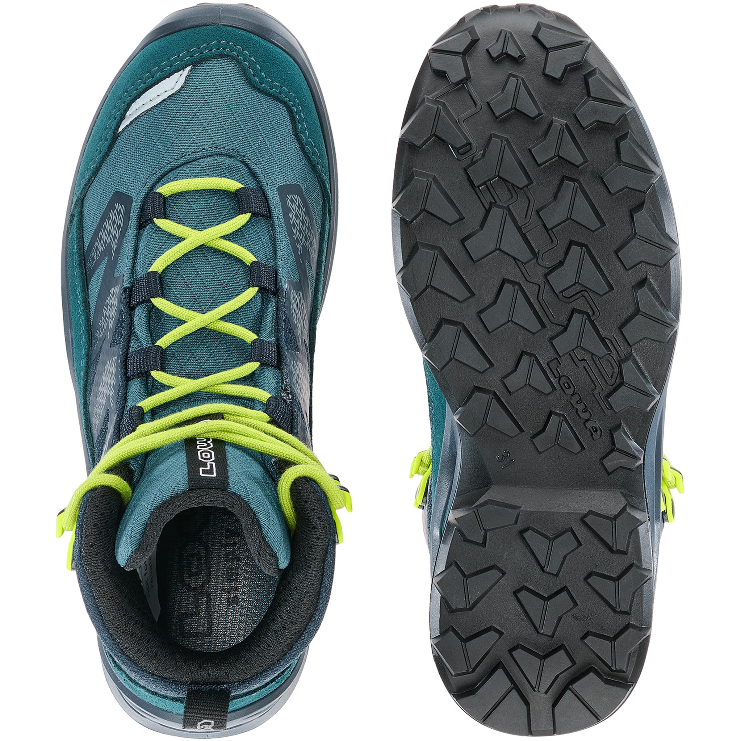 LOWA Maddox PRO GTX MID JR Petrol/Limone