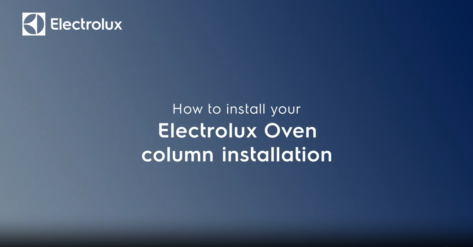 Unpacking the oven from its protective foam