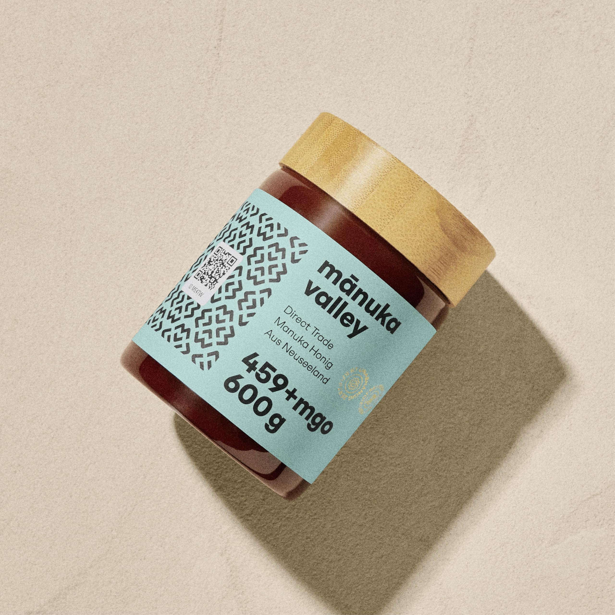 MANUKA VALLEY – Manuka Honig mit 459+ MGO im Glas. 600 g. Laborgeprüft und zertifiziert – 100 % natürlicher Manuka-Honig aus Neuseeland. Cremig, zart und mit subtiler, erdiger Note