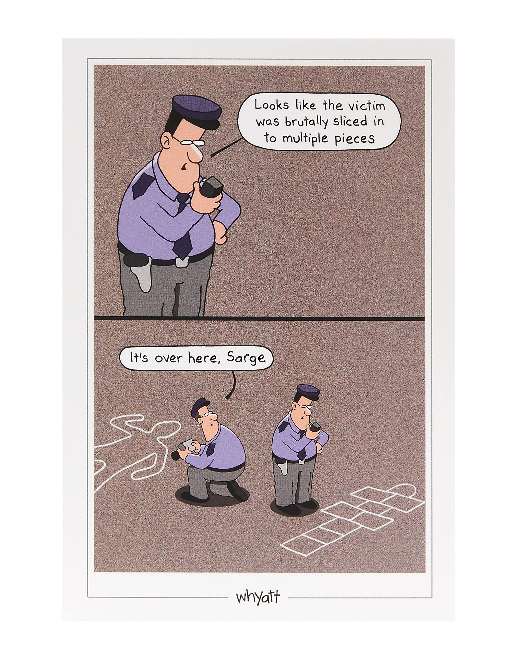 UK Greetings Birthday Card for Him/Friend - Funny Police Design