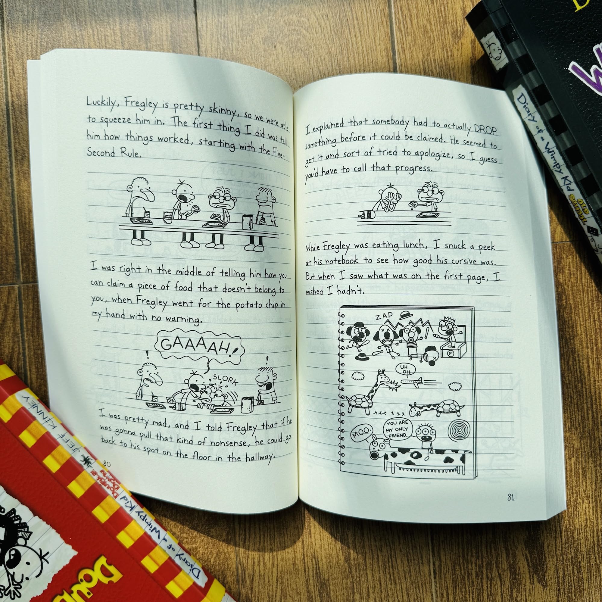 A Library Of A Wimpy Kid 1-18 Books Boxed Set – Collezione Completa Serie In Cofanetto Regalo