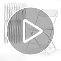 10 PCS Plastic Folding Chair, Portable Commercial Chair, 450 LB Capacity Premium Plastic Folding Chairs, Folding Chair for Wedding Party Outdoor Indoor, Stackable Folding Chairs White - Image 8