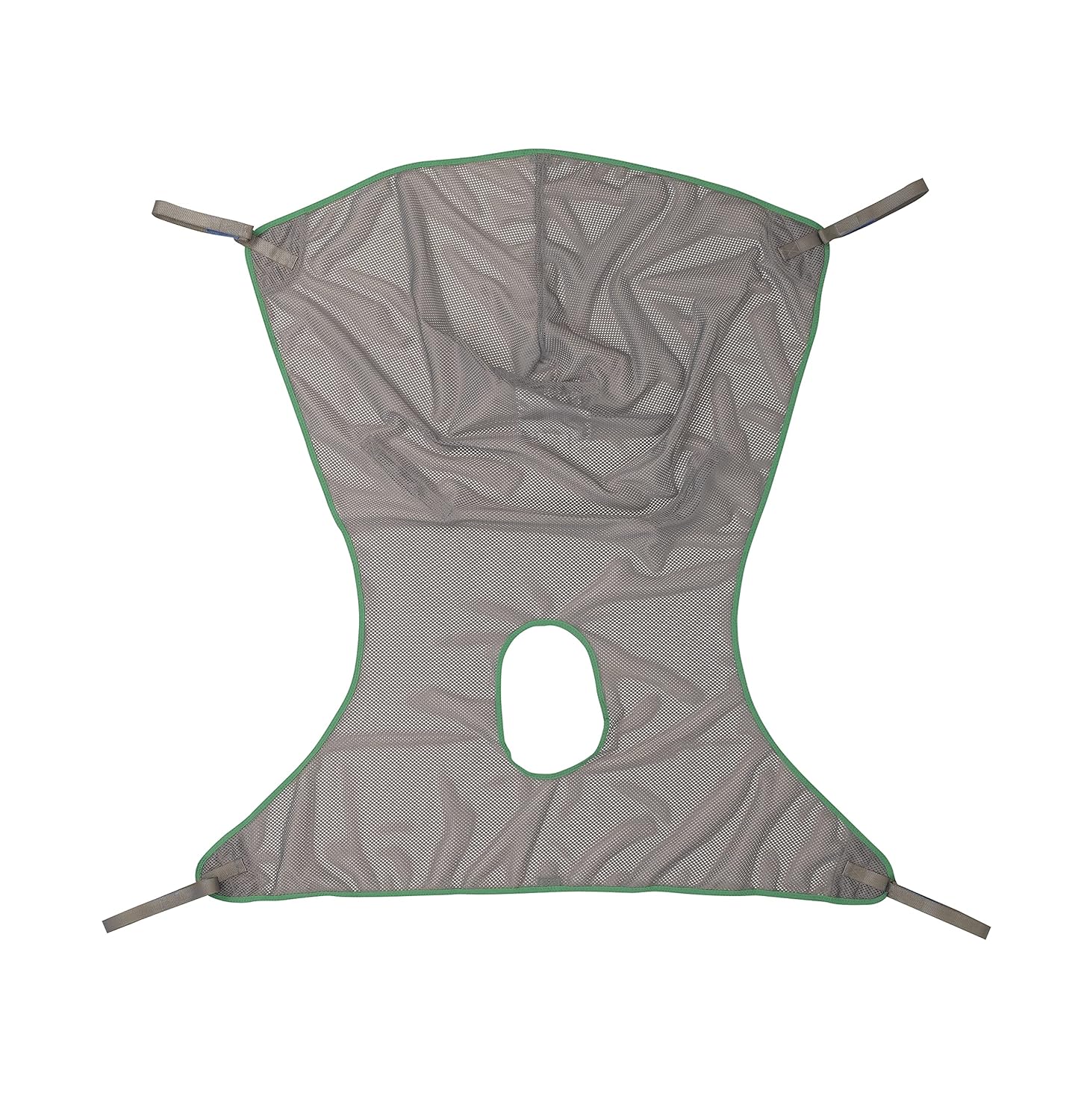 Invacare Premier Comfort Full Body Sling with Commode Opening for Patient Lifts, 500 lb. Weight Capacity, Net Fabric, Medium, 2451098
