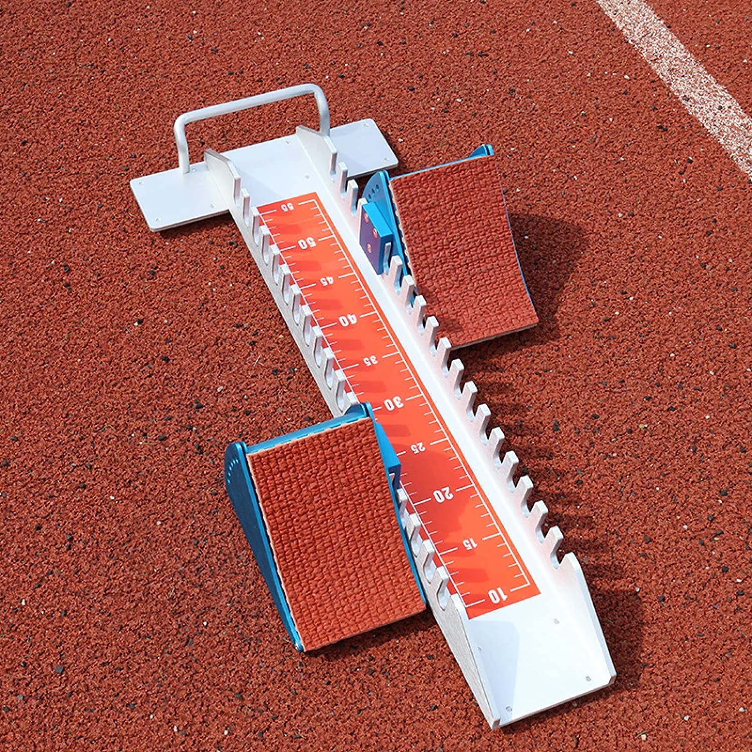 Starting Block Athletics Training Démarreur de sprint réglable multifonction pour athlétisme en alliage d'aluminium pour pistes en plastique et en bois
