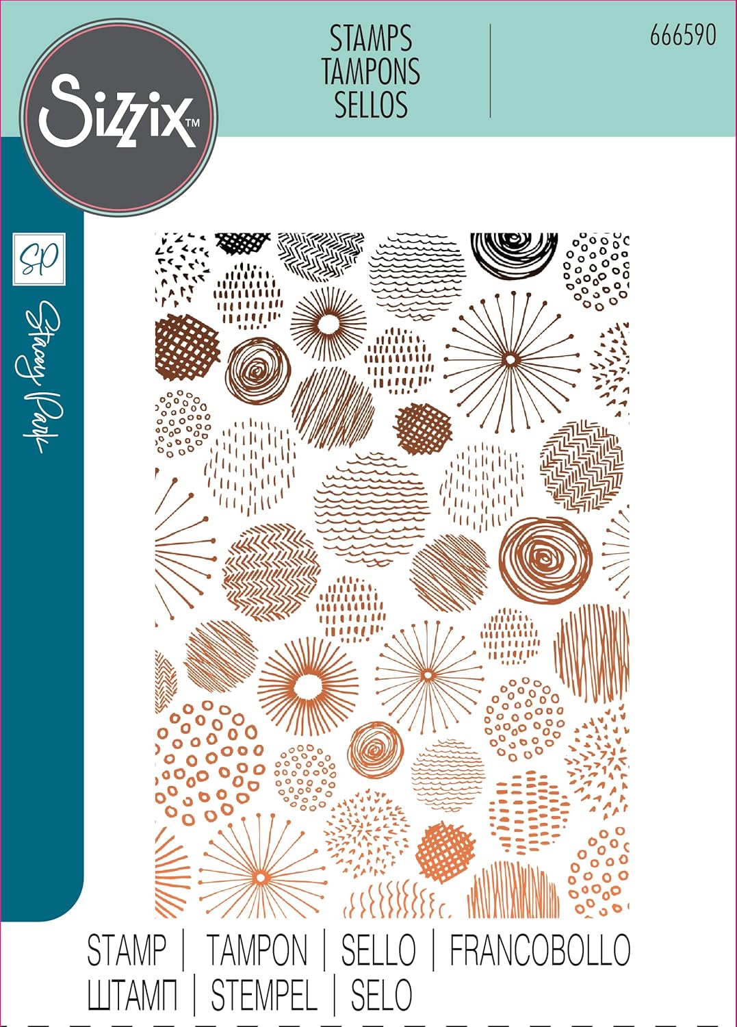 Sizzix Clear Stamp Set - Ecliptic by Stacey Park