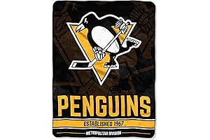 Pittsburgh Penguins Northwest Unisex-Adult Micro Raschel Throw Blanket - A Cozy and...