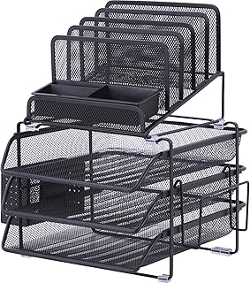 Lorell Divided 4-Tier Desktop Organizer