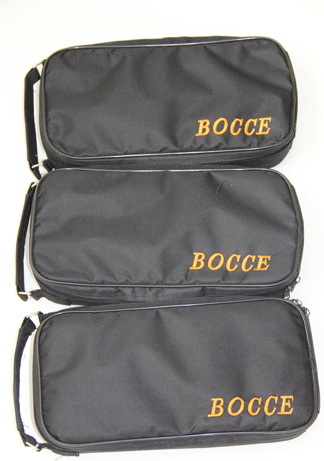 8 Ball 73mm Metal Bocce/Petanque Set with Black Bag - 3 Pack