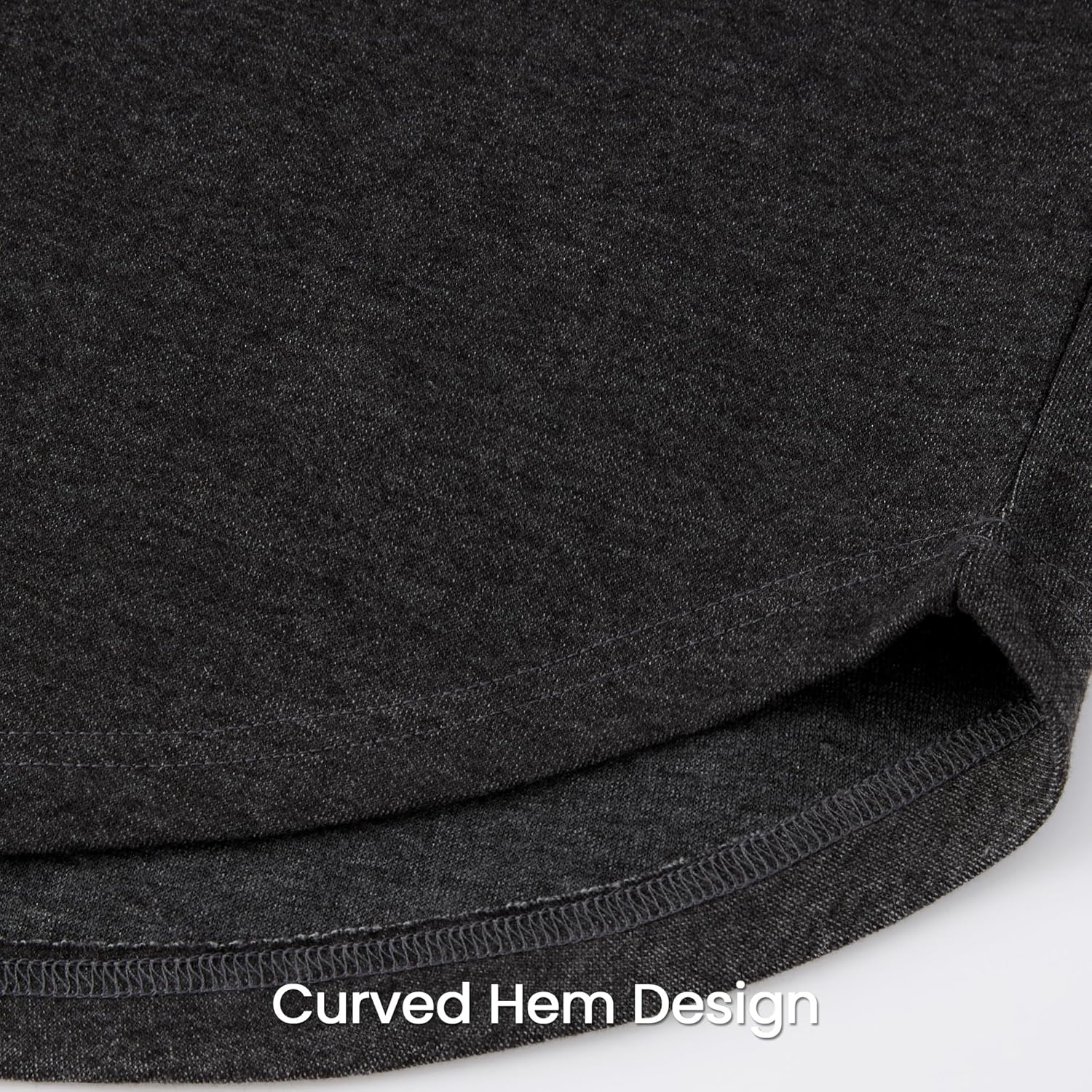 GIVON Men's Short Sleeve Pullover Hoodie Hipster Longline Hooded Shirt Lightweight Cotton Blend Casual Streetwear - Image 5