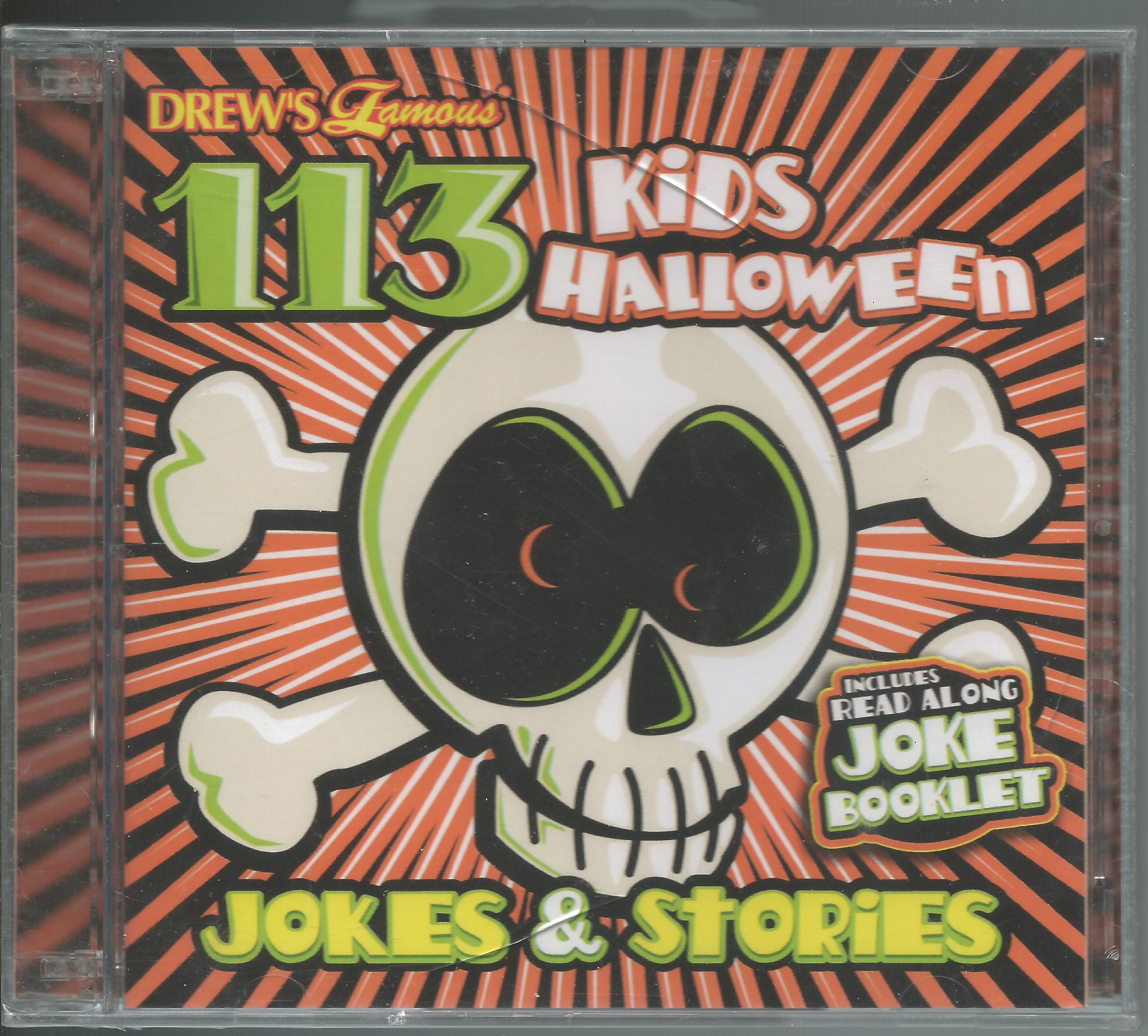 Drew's Famous 113 Kids Halloween Jokes & Stories [Audio CD]