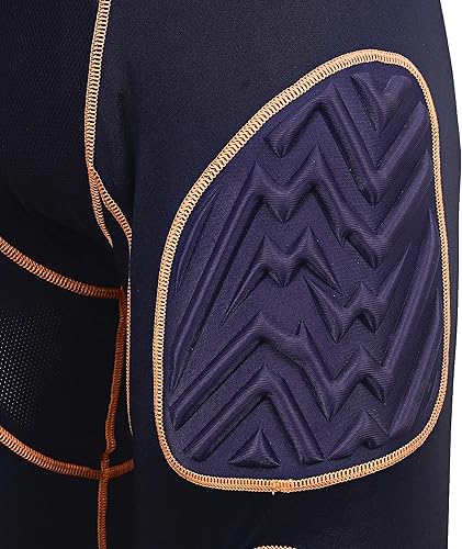 Miniatura 3 de Rival - Faja de fútbol para jóvenes y adultos, 7 almohadillas de fútbol integradas acolchadas con cadera, cola, muslos y bolsillo para la taza