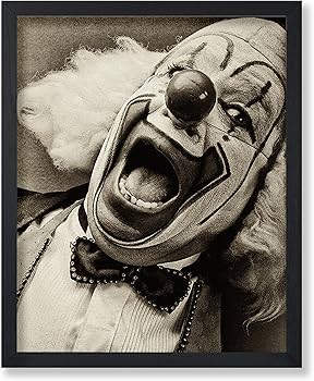 Amazon.co.jp: ポスター マスター ヴィンテージ 笑い ピエロ ポスター